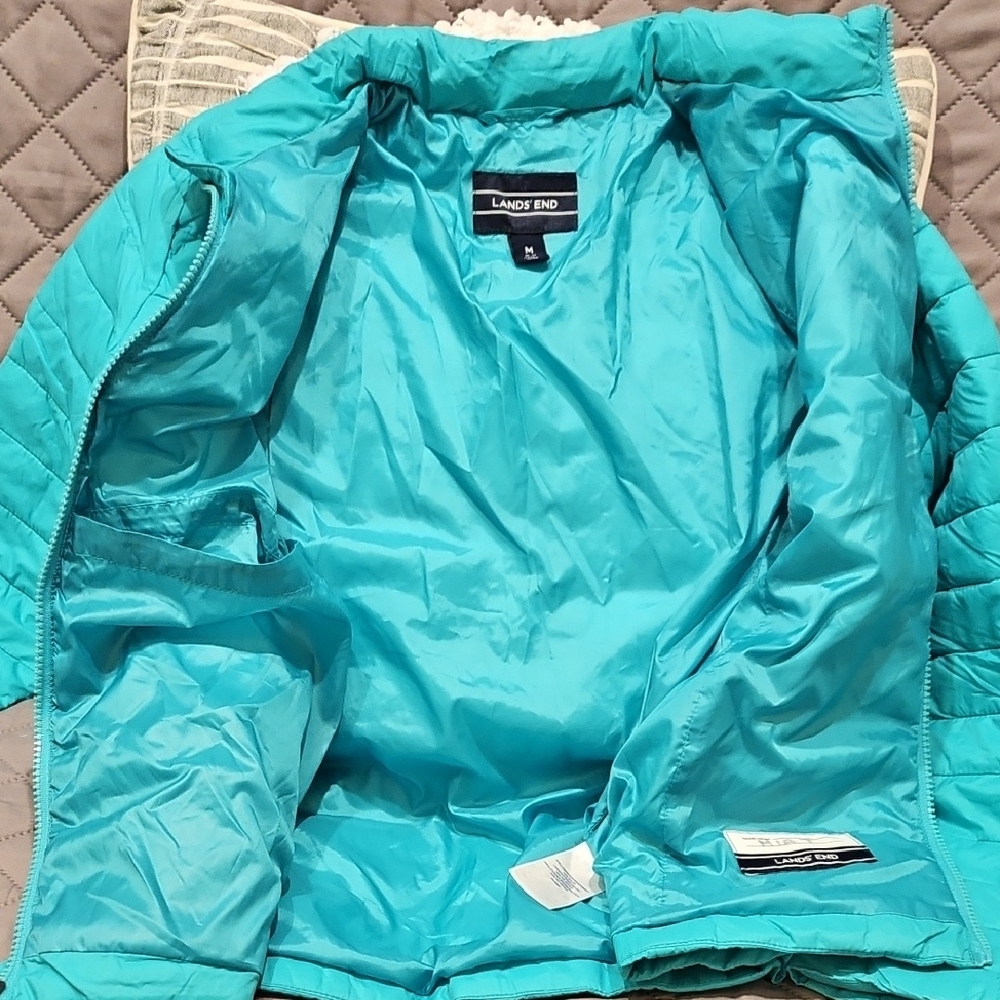 Lands' End Teal Jacket - Picture 11 of 16